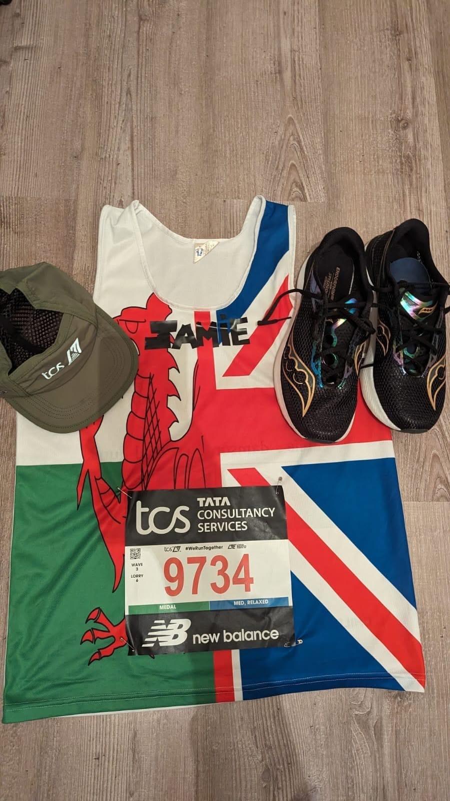 Jamie Oliver Jones runs the London Marathon for the JAM Fund