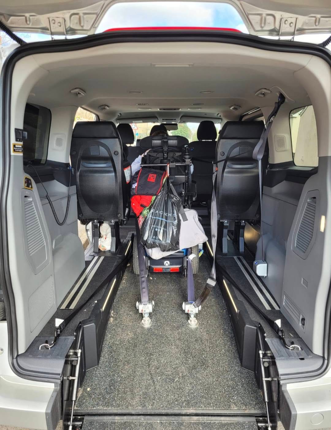 Harry's new wheelchair adapted vehicle