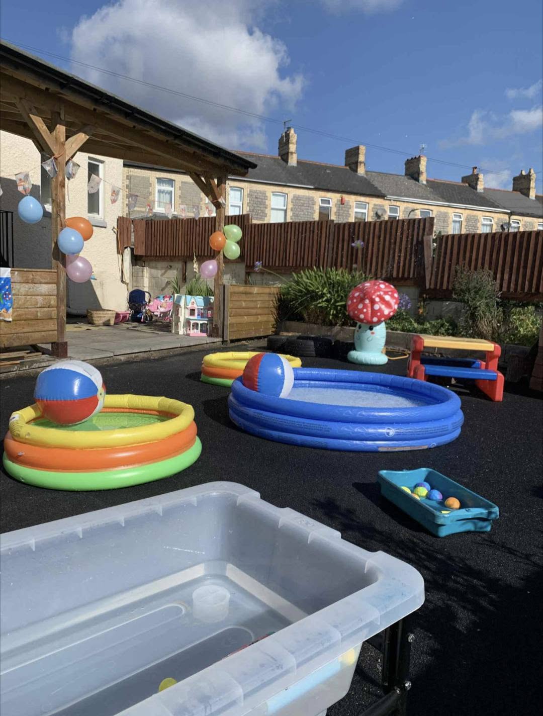Mount Pleasant Playgroup pool party raises £100