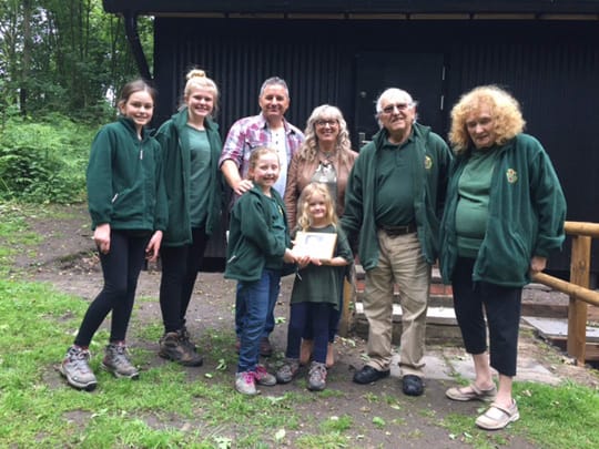 Jamie's Plaque Presentation