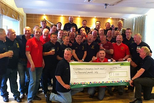 Jamfund and the sailors of H.M.S. Cornwall support Children's Hospice South West