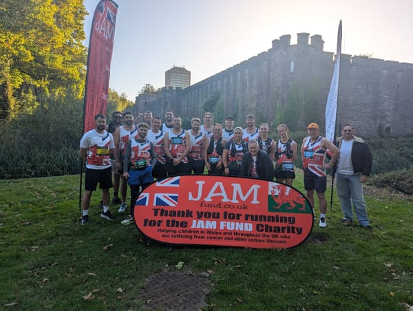 Good luck to the 2025 Cardiff Half Marathon team