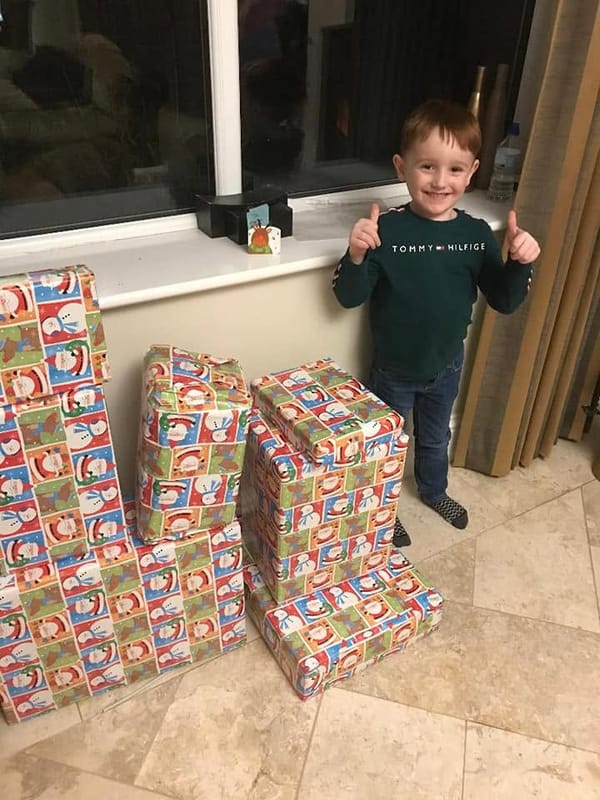 Christmas presents at home